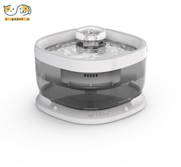Large Capacity Water Fountain 7L for dogs or muti-pets Dog Water Bowl with Ultra Quiet Pump Wireless and Automatic